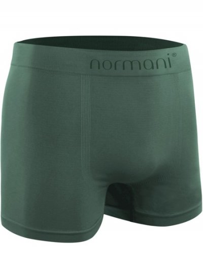 Mikrofaser-Boxershorts Olivegrün