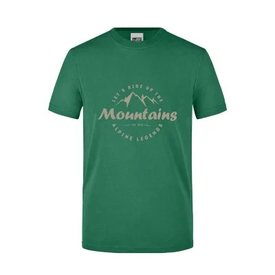 Herren T-Shirt LET'S RIDE UP THE MOUNTAINS