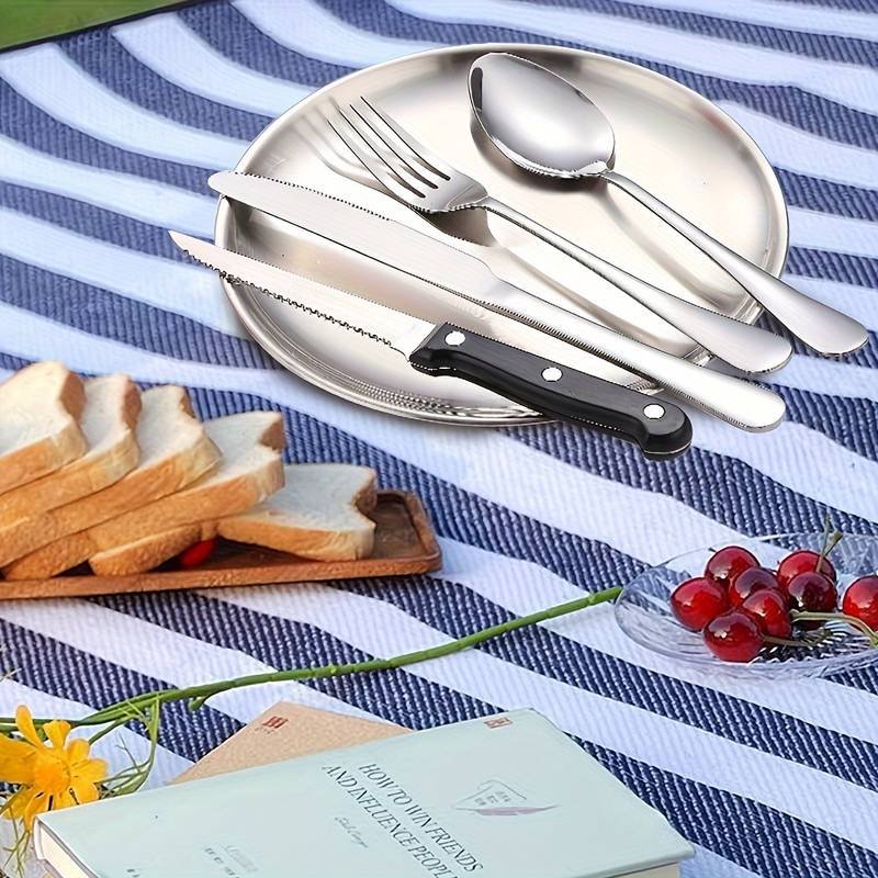 Camping Geschirr-Set Steel 11-teilig